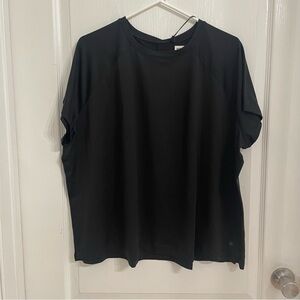 Prana Black ALPENGLOW SHORT SLEEVE PLUS Tee Size 3X NWT